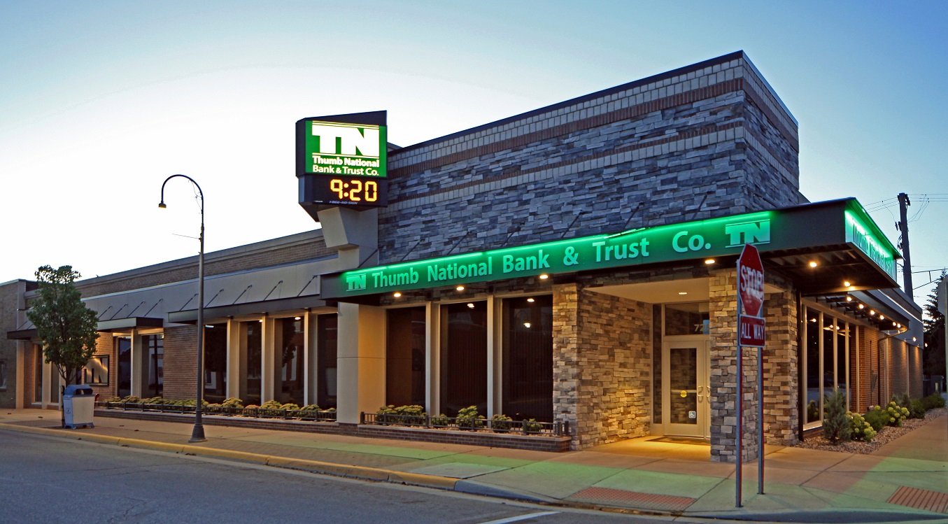 Side View of Thumb National Bank and Trust Conference Room